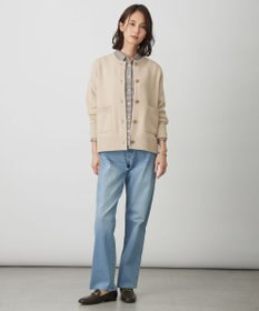 J.PRESS LADIES L 【洗える】BASIC STRETCH DENIM ボーイフィット デニム