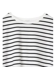 Green Parks インド綿 フレンチスリーブ前後差カットプルオーバー