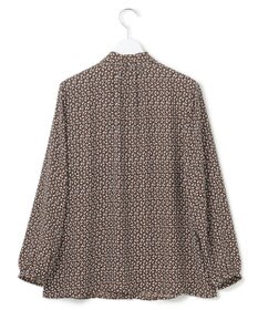 23区 【洗える】モダンジオメトリックプリント ブラウス