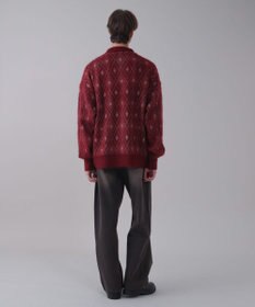 WEGO 【ユニセックス着用ITEM】アーガイルニットポロ