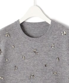 ICB 【洗える】 ジュエルニットプルオーバー