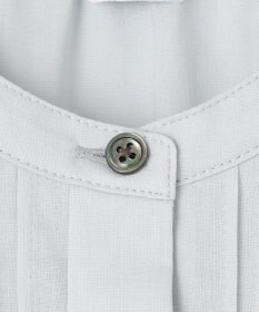 J.PRESS LADIES 【WEB限定カラーあり・洗える】ラミーポプリン バンドカラー ブラウス