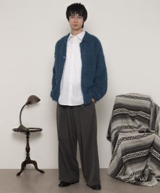 WEGO 【ユニセックス着用ITEM】フェザーニットボタンシャツ