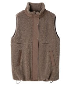 Green Parks ボアミドル丈ベスト