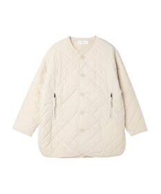 Green Parks キルティングノーカラーブルゾン