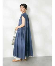 CRAFT STANDARD BOUTIQUE インド綿フレンチスリーブワンピース