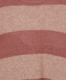 WEGO ボーダーフラッフィービッグニット