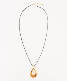 J.PRESS LADIES マーブルオーバルネックレス