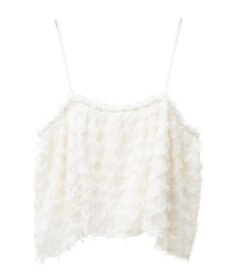 Green Parks ・ＥＬＥＮＣＡＲＥ　ＤＵＥフリンジジャカードビスチェ