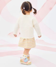 MIKI HOUSE HOT BISCUITS 【80-120cm】【Everyday Series】天竺素材 ワンポイントカーディガン