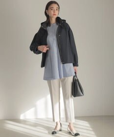 組曲 S 【前後着用可】コンパクトシャーティング チュニックブラウス