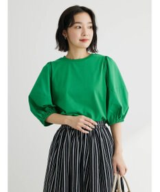 Green Parks 布帛ドッキングランタンスリーブカットプルオーバー