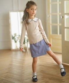 組曲 KIDS 【150-160cm】リブ襟 トップス