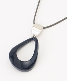 J.PRESS LADIES マーブルオーバルネックレス