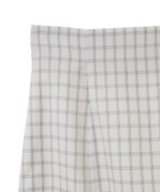 earth music&ecology 裾フレアチェックスカート