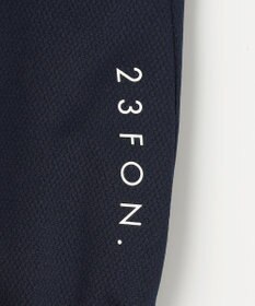 23区GOLF 【23Fondation/WOMEN】シアー袖 ニットポロ