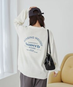 WEGO グラフィックニットBIGプルオーバー