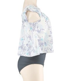 San-ai Resort（三愛水着楽園） プリントワンピ見えビキニ　9M・11L　【San-ai Resort（サンアイリゾート）】