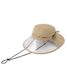 MOONBAT 【WEB限定】撥水サイクルハット 透明広つば/レインハット