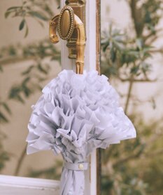 Maison de FLEUR 《晴雨兼用》遮光&UV CUT フリル傘