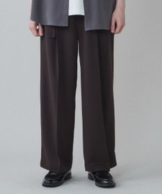 WEGO トロミ　ベルト付きワイドスラックス