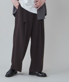 WEGO トロミ　ベルト付きワイドスラックス