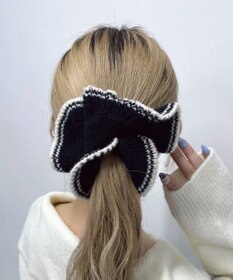 WEGO Lパイピングニットシュシュ