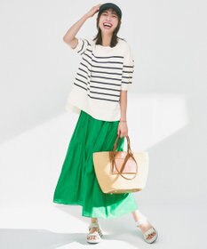 自由区 S 【洗える】エアリー スカート