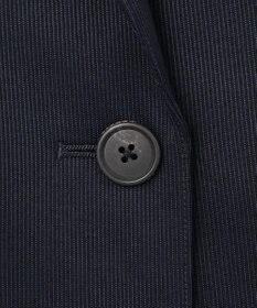 J.PRESS LADIES L 【洗える・吸水速乾】セオアルファピケストライプ テーラード ジャケット