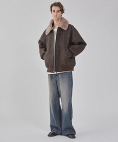 WEGO 【ユニセックス着用ITEM/ウエスト調整可】フレアデニムパンツ