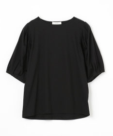 ANY 【WEB限定・接触冷感】シルケットスムース ギャザーパフスリーブトップス