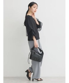 earth music&ecology タックストレートパンツ