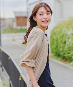 Tiaclasse 【洗える】シアーロングブルゾン