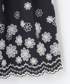 ANY KIDS 裾刺繍ワンピース