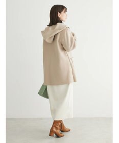 Green Parks ２ｗａｙフード裏ボアミディ丈コーディガン