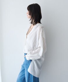 YECCA VECCA バック釦シアーシャツ