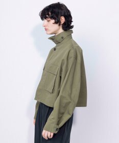 NAVE 【ReNAVE・セットアップ可/洗える】コットンリネンカルゼ ショートジャケット