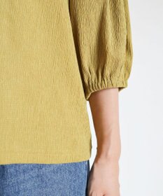 Green Parks ランタンスリーブ表面カットロゴプルオーバー