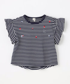 組曲 KIDS 【110-140㎝】 フルーティーボーダーTシャツ