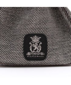 A.D.M.J. リネンラメクロス/前金具付トート32cm(Dカン＋)