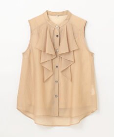 GRACE CONTINENTAL シアーボウタイノースリーブ