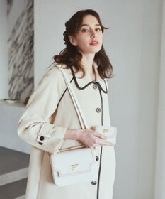 Maison de FLEUR バイカラーバッグ・ウォレットセット