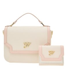 Maison de FLEUR バイカラーバッグ・ウォレットセット