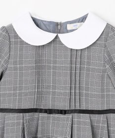 ANY KIDS 襟付き リボン 長袖ワンピース