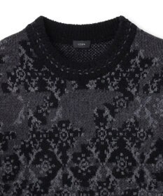 JOSEPH HOMME オーナメントブークレ　クルーネックニット