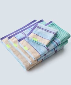 COQ 【SUPER ZERO】STRIPE VIBES ストライプフェイスタオル