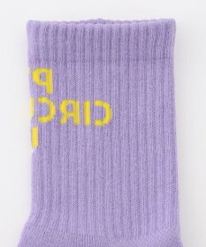 PW CIRCULUS 【WOMEN】【土踏まずをサポート】ロゴ ミドルソックス