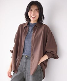 ANY L 【洗濯機可】シアーシャツ