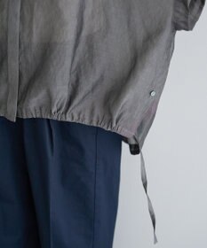 YECCA VECCA サイドスリットドロストシャツ