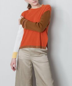 TRICOTE カラーリブセーター